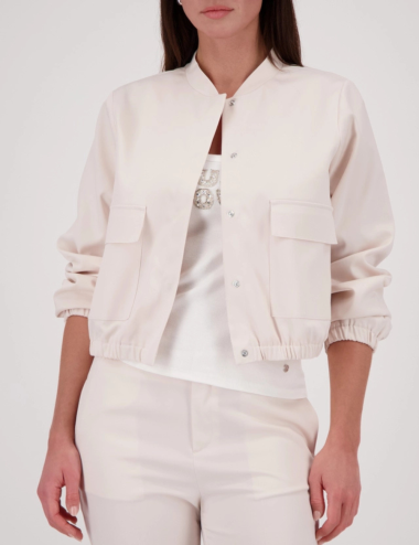 Veste cargo en satin - Monari