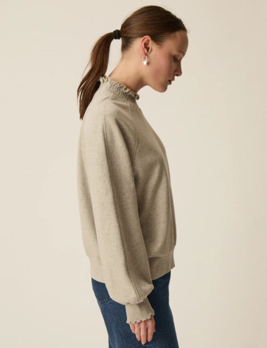 Pull Yaelle gris chiné -...