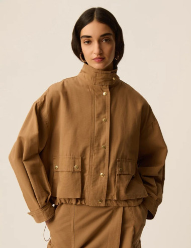 Veste Leo couleur camel -...