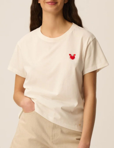 T-shirt Ilie écru - Des...