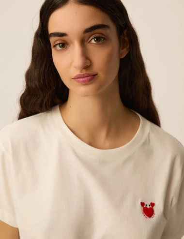 T-shirt Ilie écru - Des...