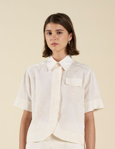 Chemiser à manches courtes...