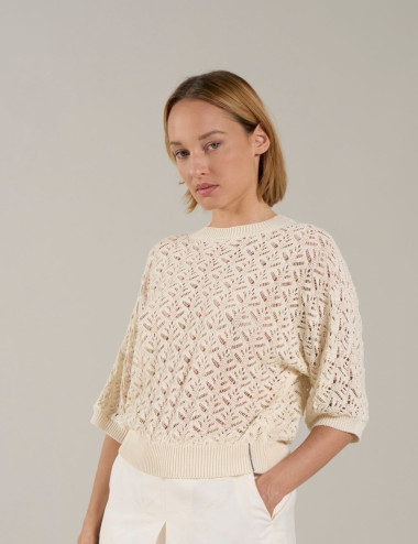 Chandail Panama à maille...