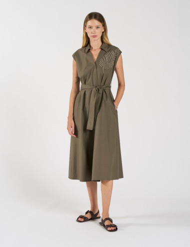 Robe en coton couleur...