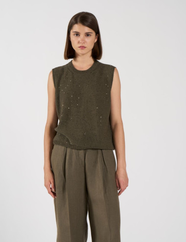 Camisole mastique tricoté...