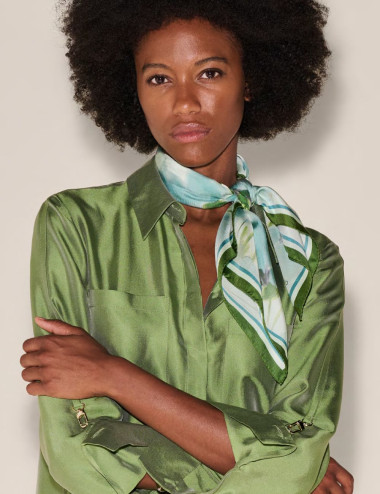 Foulard en soie avec...
