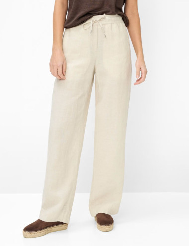 Pantalon en lin Farina...