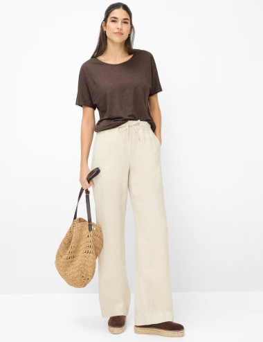 Pantalon en lin Farina...