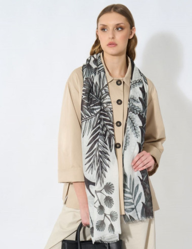 Écharpe en modal et soie...