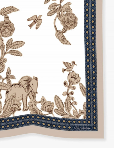 Écharpe longue en coton...