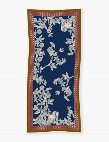 Écharpe longue en coton...