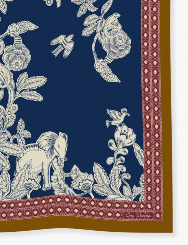 Écharpe longue en coton...