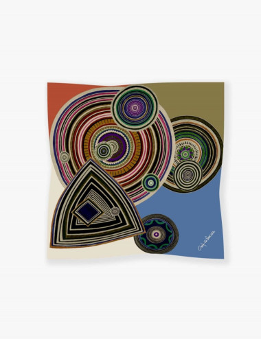 Petit foulard en twill de...