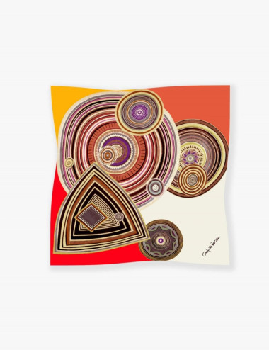 Petit foulard en twill de...