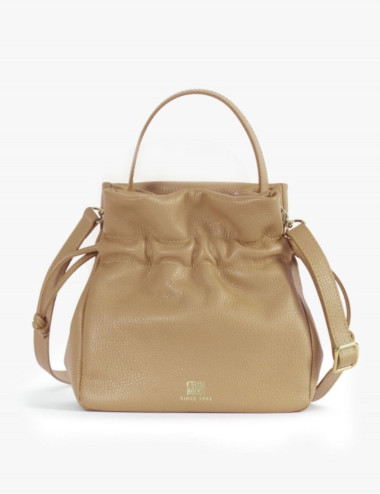 Petit sac seau camel clair...