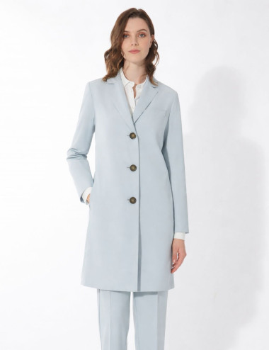 Manteau azur pâle - Cinzia...