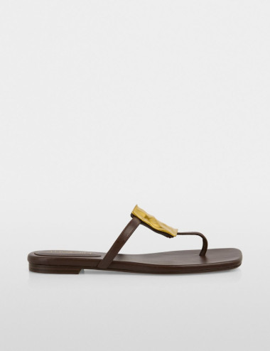 Sandales à bout ouvert en...