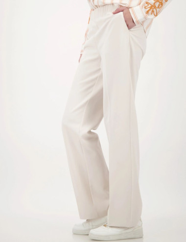 Pantalon beige champagne -...