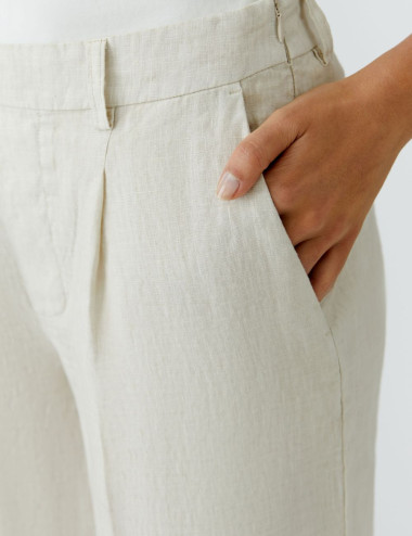 Bermuda en lin - Oui