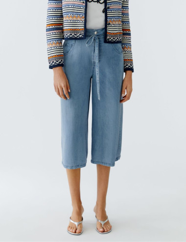 Pantalon Gaucho en denim - Oui