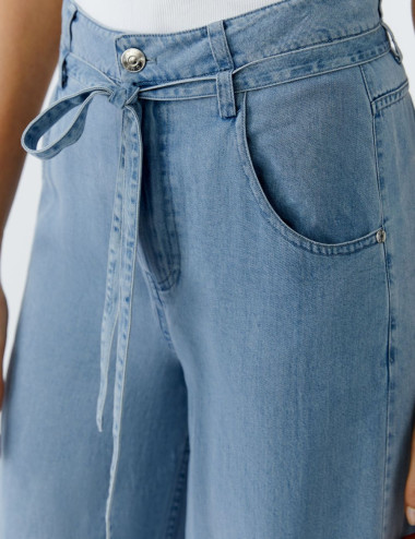 Pantalon Gaucho en denim - Oui