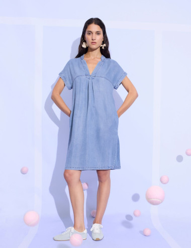 Robe d'été effet denim - Oui