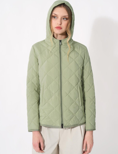 Manteau court sauge...