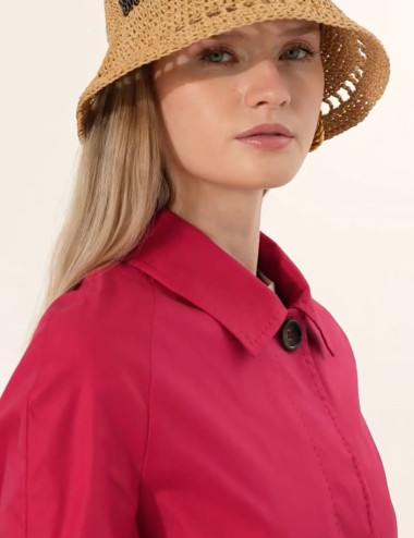 Manteau court fraise -...