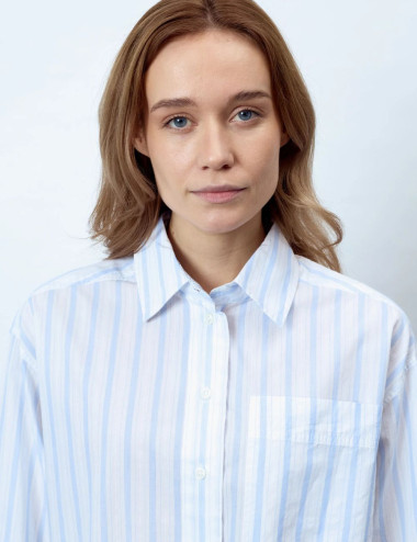 Chemisier Mila bleu poudre...