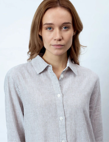 Robe Aurelia en lin à...