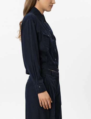 Blouse en denim style...