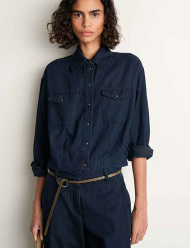 Blouse en denim style...