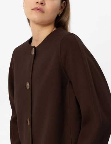 Manteau avec écharpe...