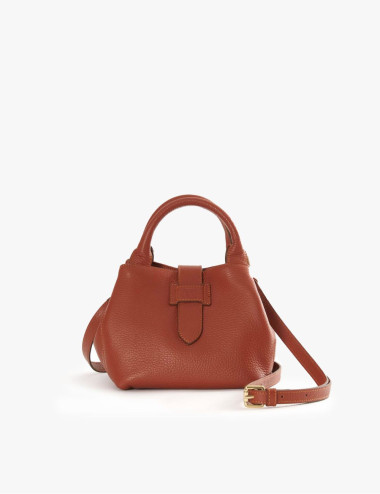 Mini sac à main en cuir...