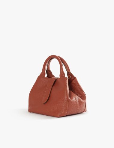 Mini sac à main en cuir...