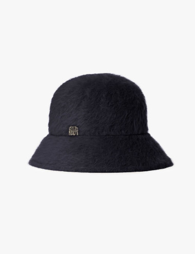 Chapeau cloche bleu en...