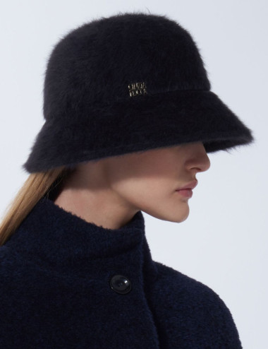 Chapeau cloche bleu en...